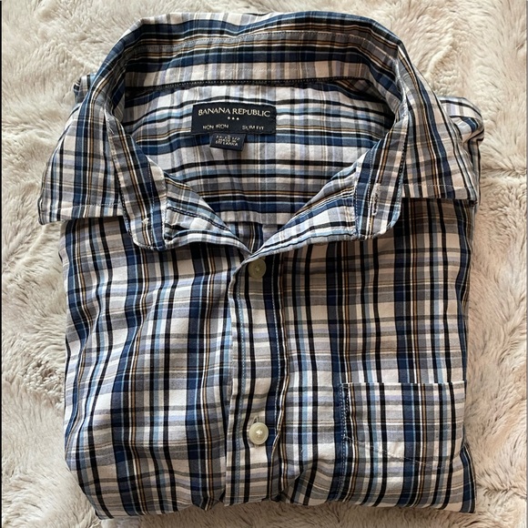 Banana Republic Mens Long Sleeve Button Down Shirt - Picture 1 of 5